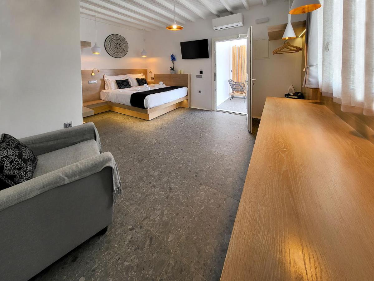 Mykonos Double Luxury Mini Suites - Adults Only อโนเมรา ภายนอก รูปภาพ