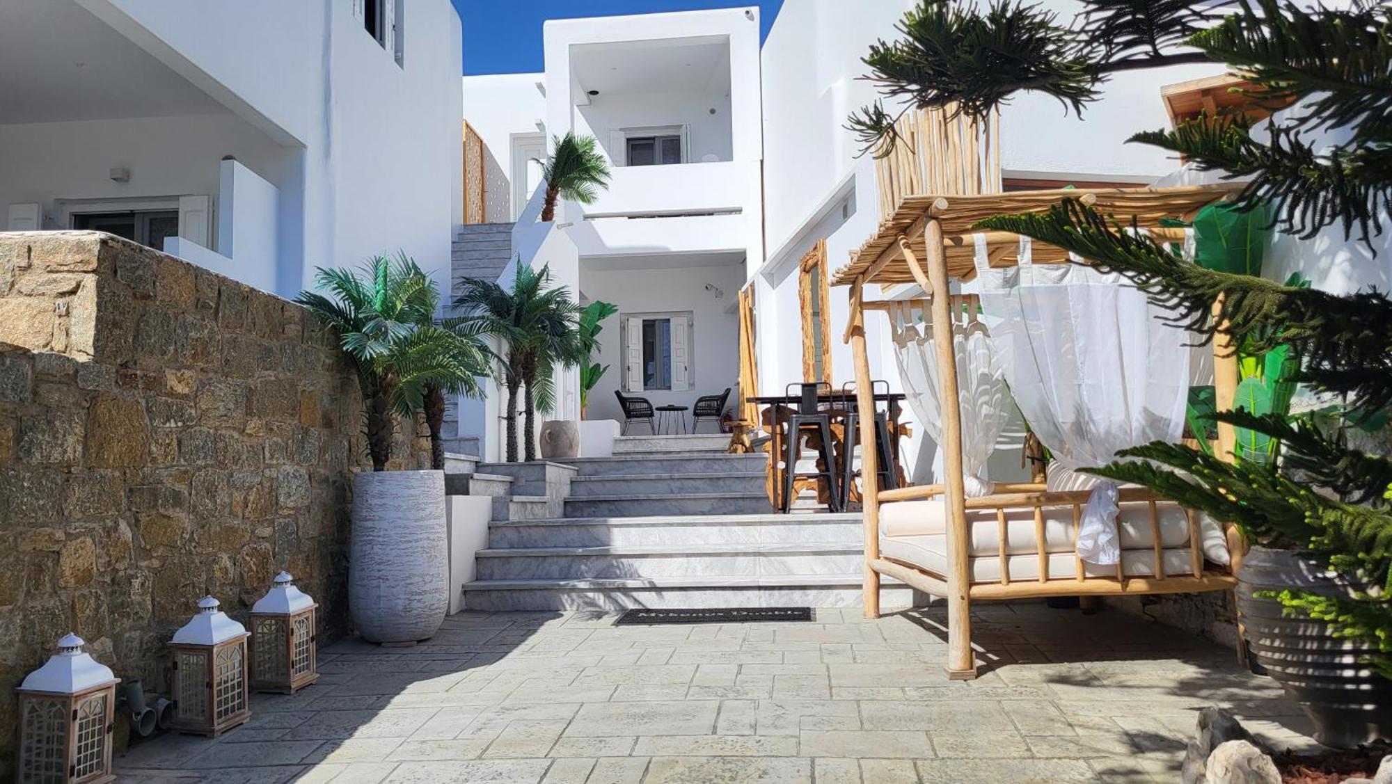 Mykonos Double Luxury Mini Suites - Adults Only อโนเมรา ภายนอก รูปภาพ